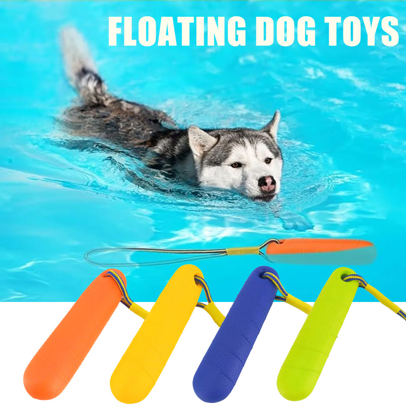 Indestructible Dog Chew Toy - Eva Chew Stick With Rope, Durable