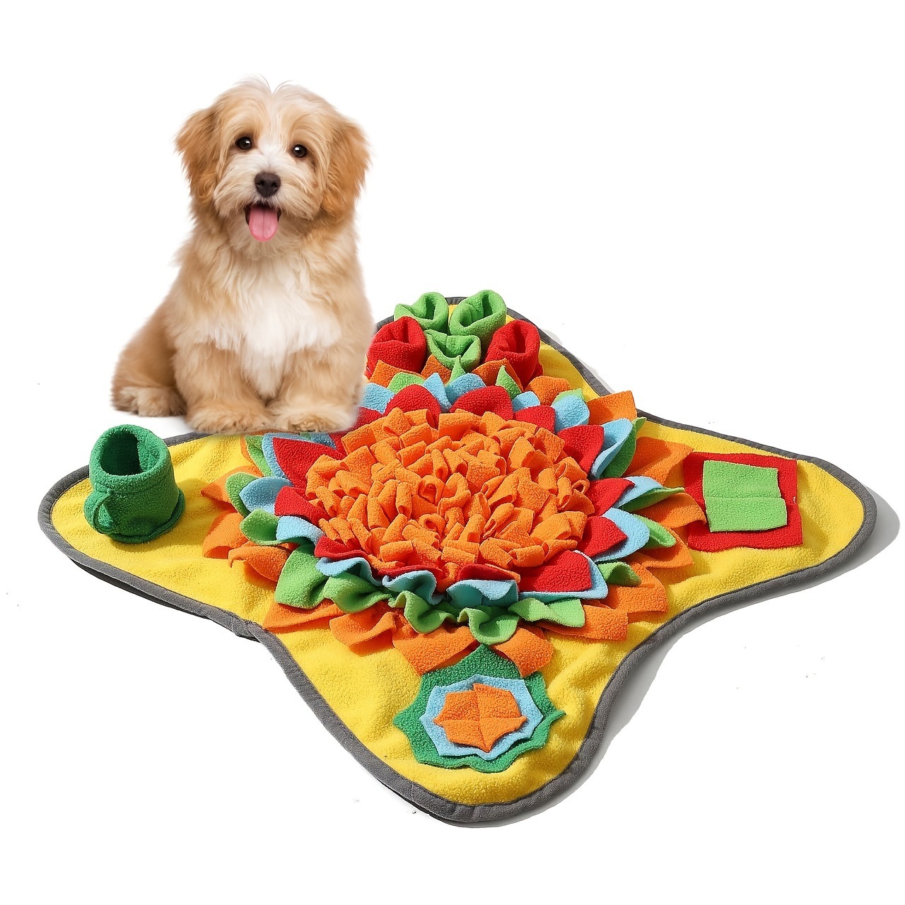 Indestructible Dog Chew Toy - Good Pet Snuffle Mat for Dogs,Interactive