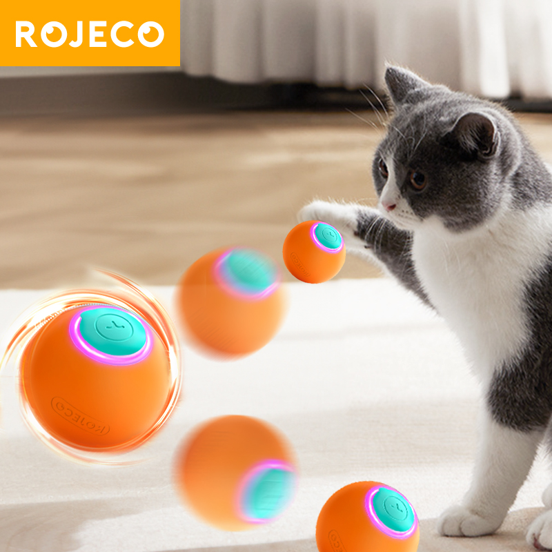 ROJECO Cat Toys Smart Interact - Automatic Moving Dog Ball ulasan dan harga