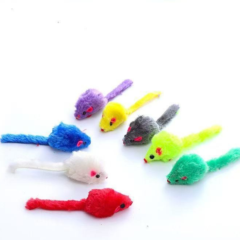 Cat Mouse Toy Squeaky Prefille - Catnip Interactive Plush Mouse ulasan dan harga