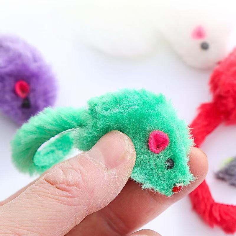 Cat Mouse Toy Squeaky Prefille - Catnip Interactive Plush Mouse ulasan dan harga