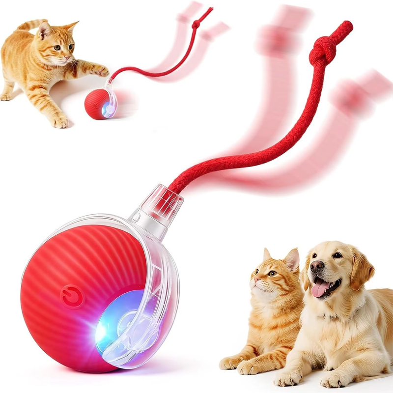 New Dog Interactive Ball Toy A - Automatic Moving Dog Ball ulasan dan harga