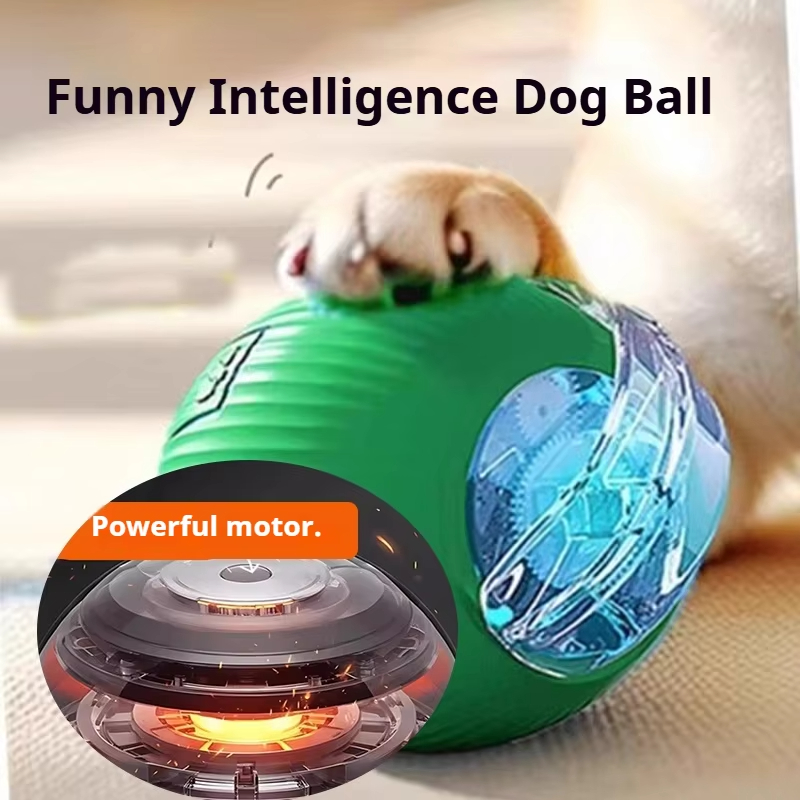 New Dog Interactive Ball Toy A - Automatic Moving Dog Ball ulasan dan harga