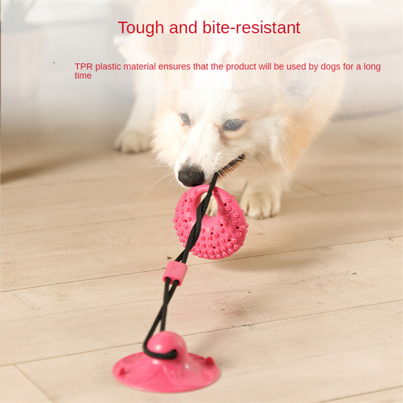 Dog Toys Silicon Suction Cup T - Suction Cup Dog Tug Toy ulasan dan harga