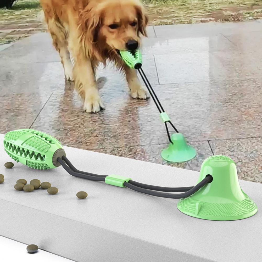 Dog Chew Toys for Aggressive C - Rubber Treat Dispensing Dog Toy ulasan dan harga