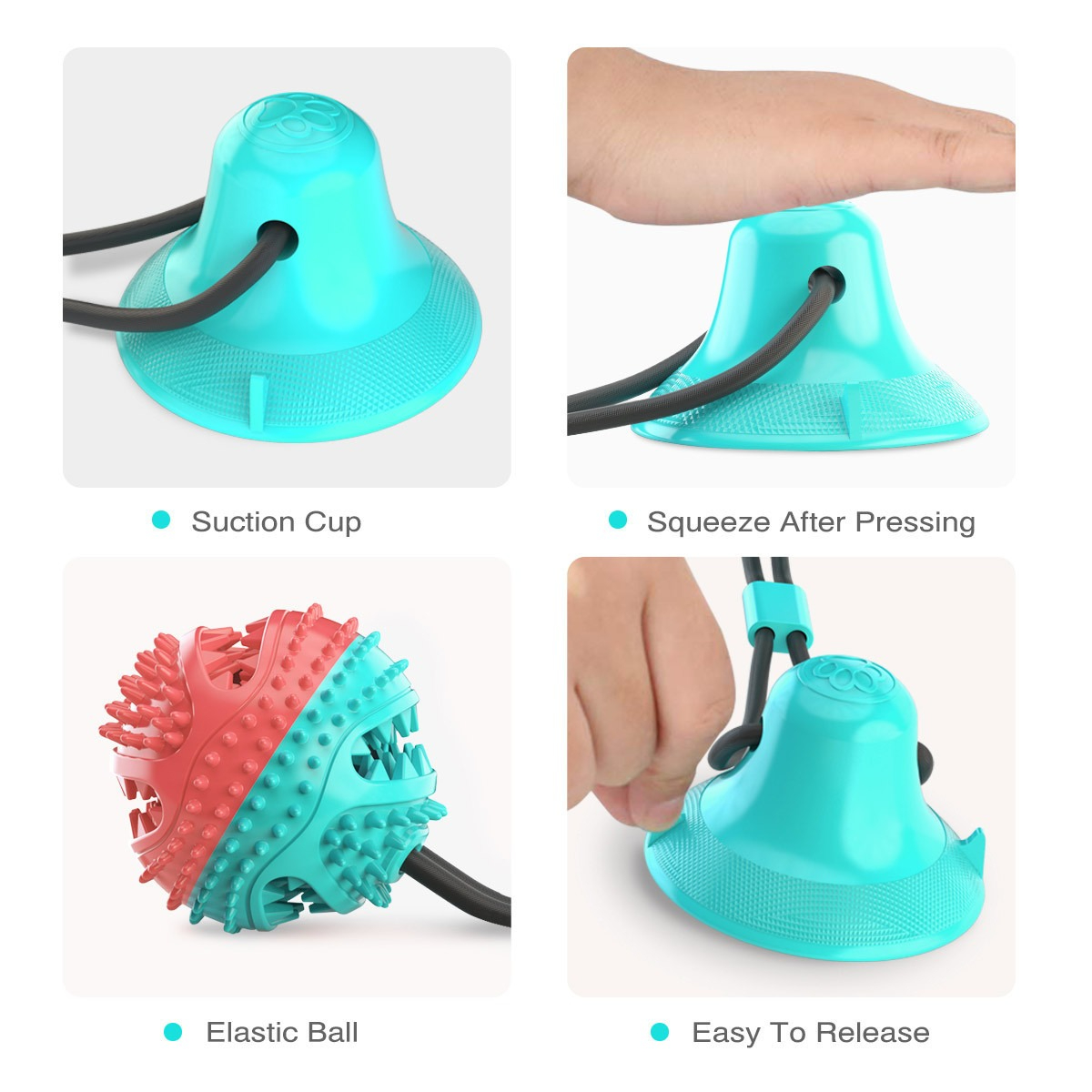 Dog Chew Toys for Aggressive C - Rubber Treat Dispensing Dog Toy ulasan dan harga