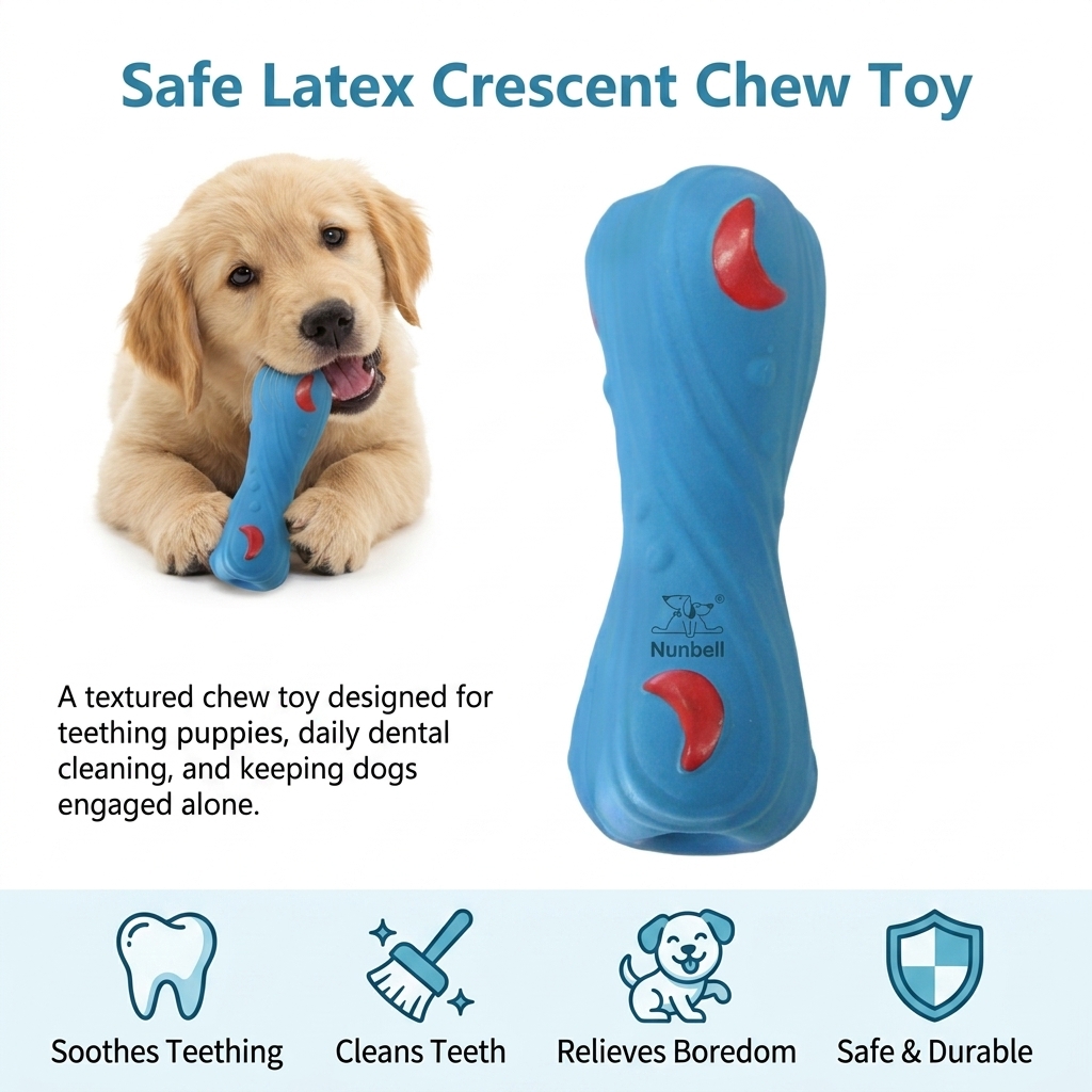 1pc Dental Cleaning Toy Natura - Teeth Cleaning Dog Chew Bone ulasan dan harga
