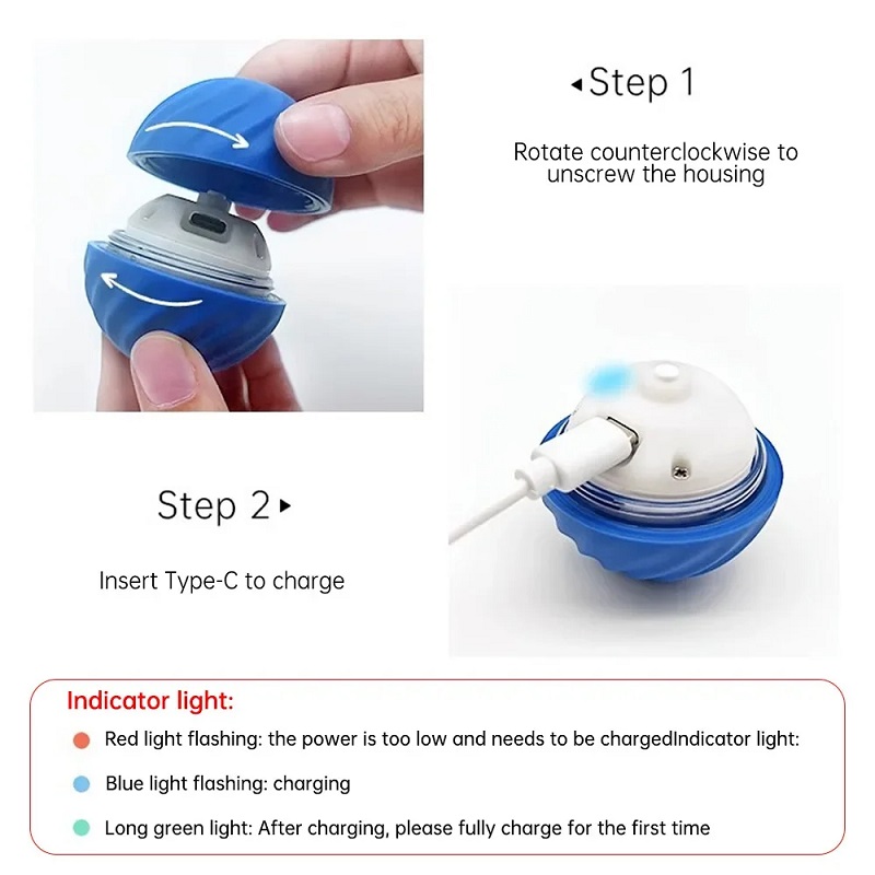 Dog Toy Ball Automatic Moving  - Automatic Moving Dog Ball ulasan dan harga