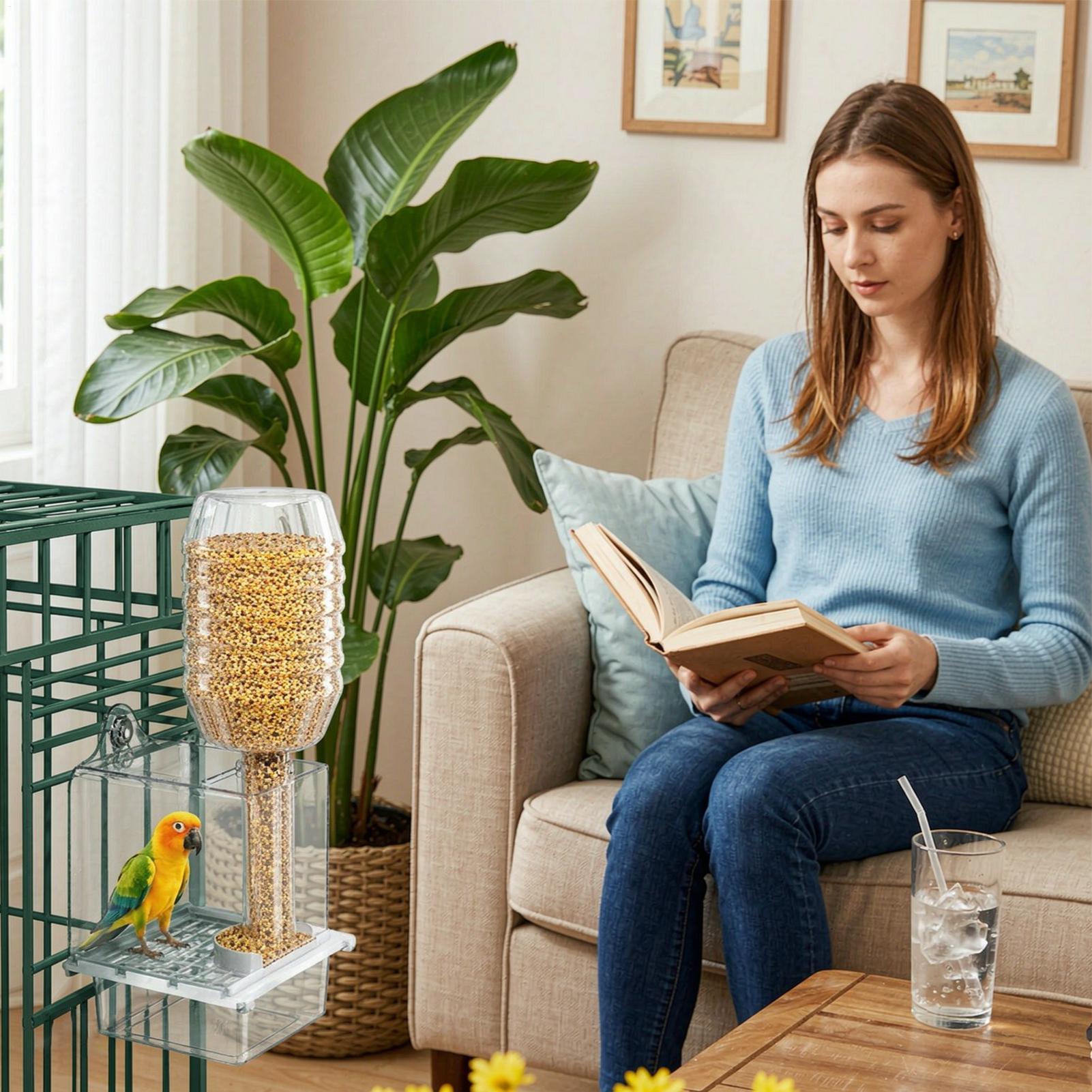 Automatic Bird Feeder For Cage - Pet Feeders ulasan dan harga