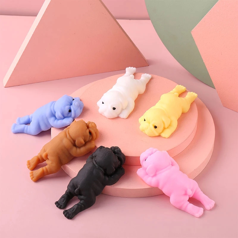 Squishy Dogs Anime Fidget Toys - Interactive Squeaky Plush Dog Toy ulasan dan harga