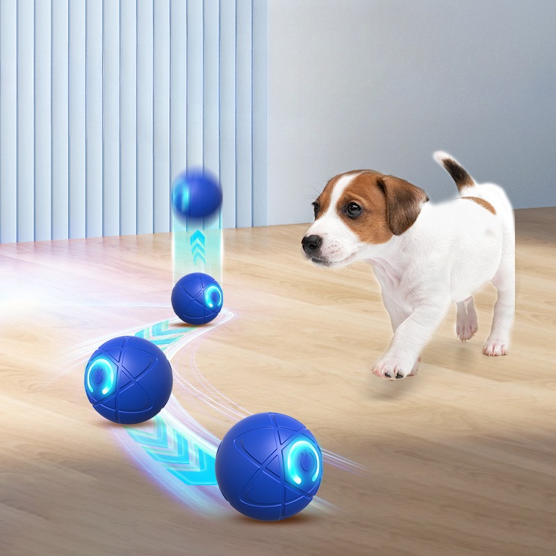 Smart Dog Toy Ball USB Automat - Automatic Moving Dog Ball ulasan dan harga