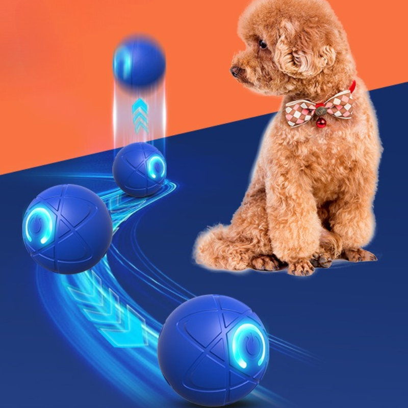 Smart Dog Toy Ball USB Automat - Automatic Moving Dog Ball ulasan dan harga