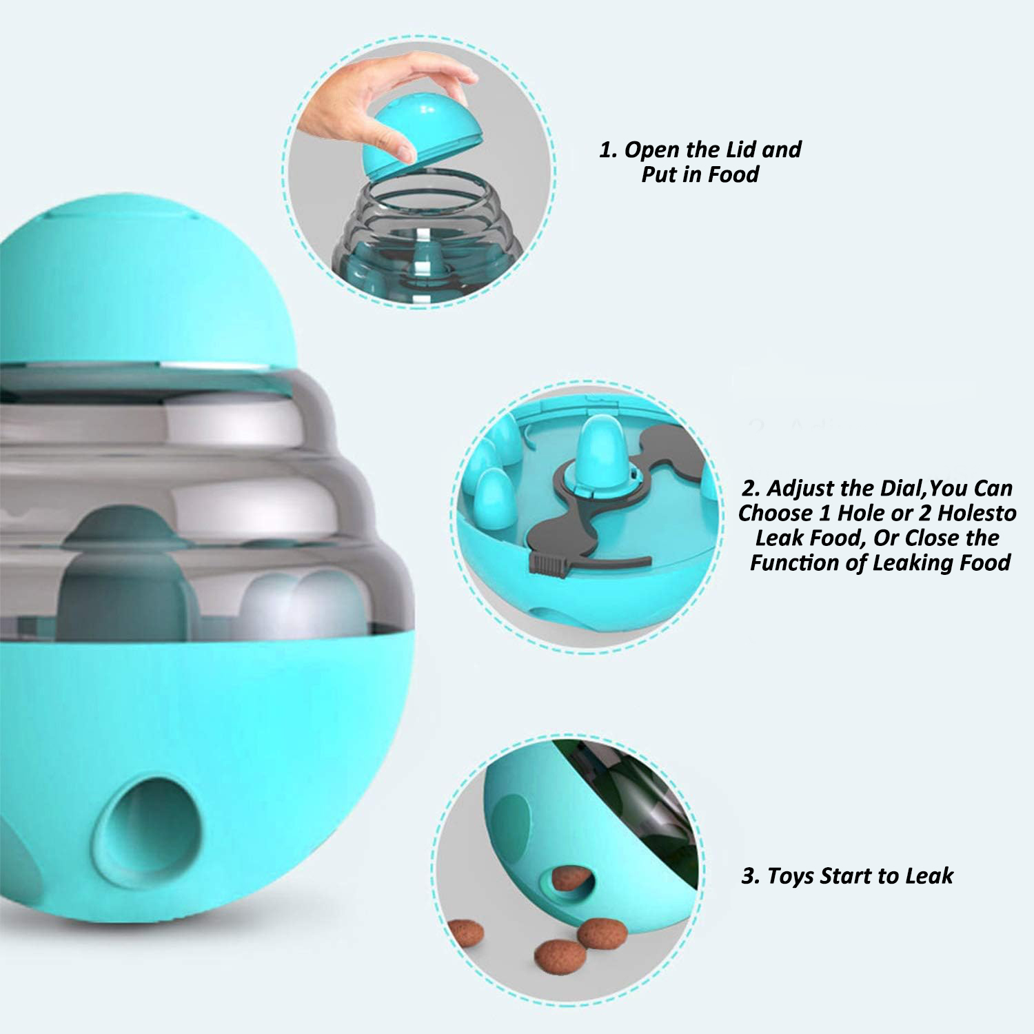 Dog Interactive Food Dispenser - Dog Puzzle Feeder Toy ulasan dan harga