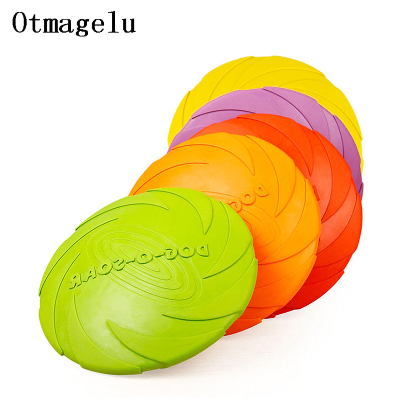 Rubber Pet Dog Flying Discs Sa - Flying Disc Dog Training Toy ulasan dan harga