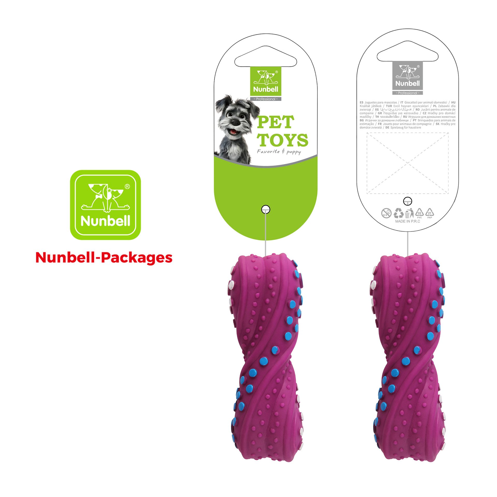 Pet Squeaky Dog Toy Flat Bone  - Teeth Cleaning Dog Chew Bone ulasan dan harga