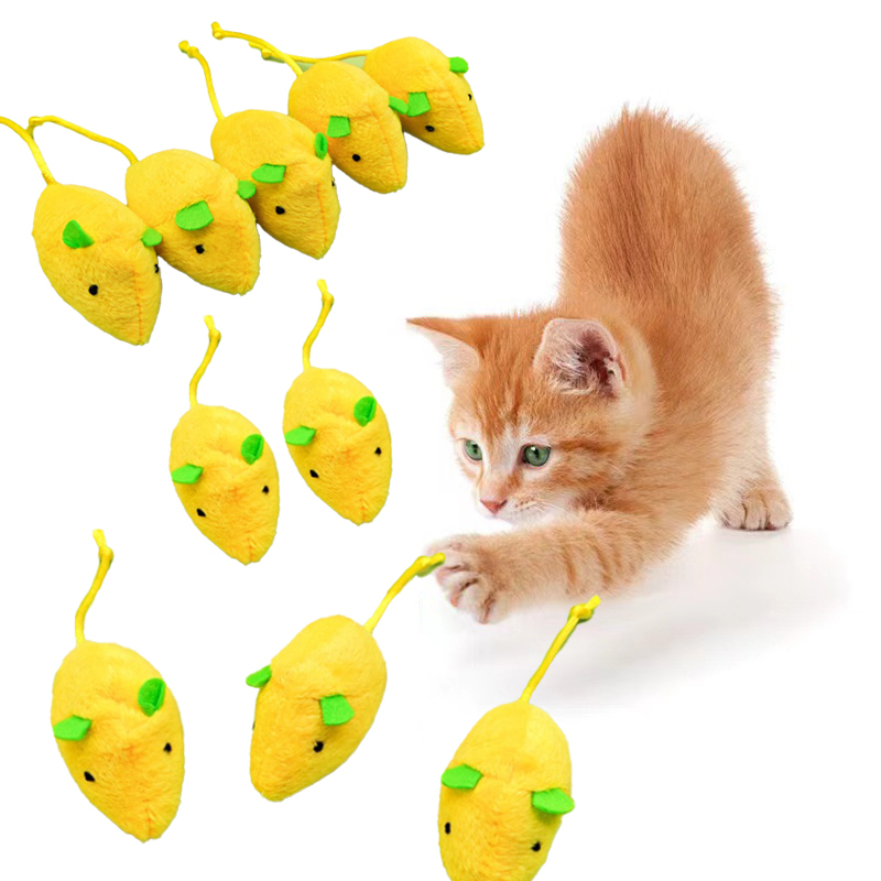 Cat Mouse Toys Interactive Cat - Catnip Interactive Plush Mouse ulasan dan harga