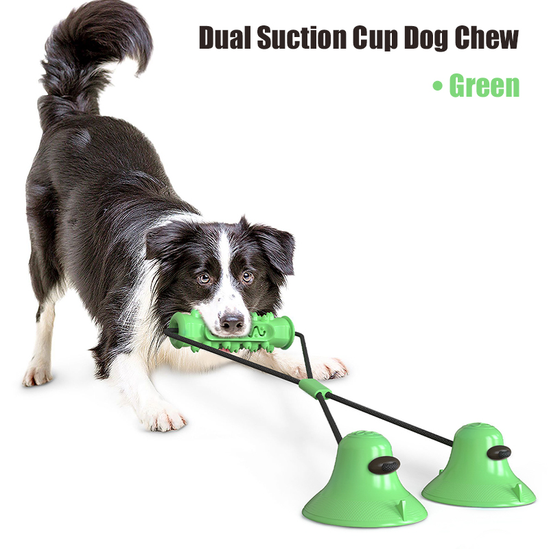 Dual Suction Cup Dog Chew Tug  - Suction Cup Dog Tug Toy ulasan dan harga