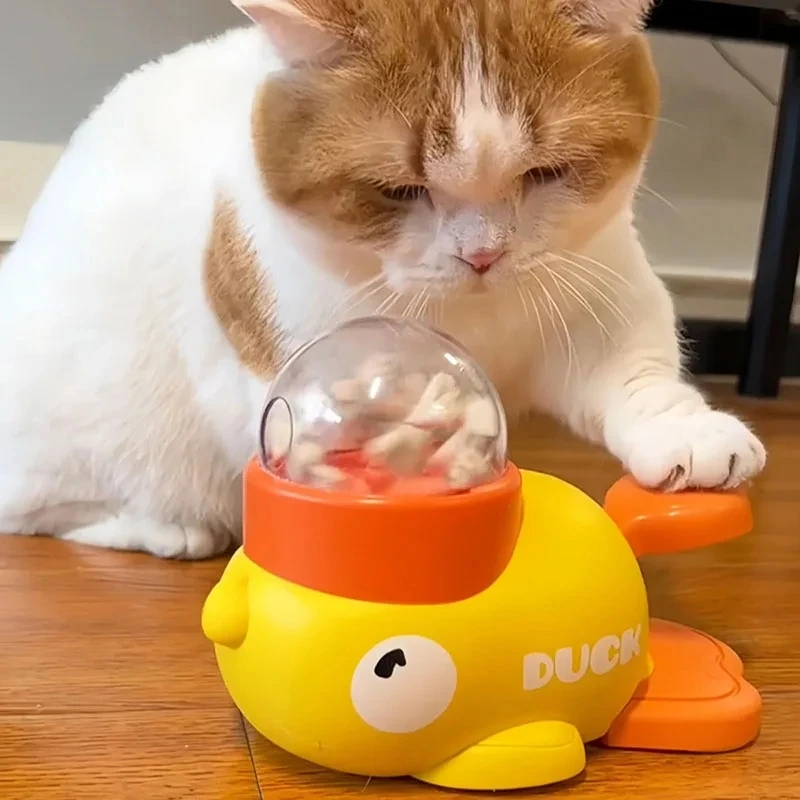 Yellow Duck-Shaped Interactive - Dog Puzzle Feeder Toy ulasan dan harga