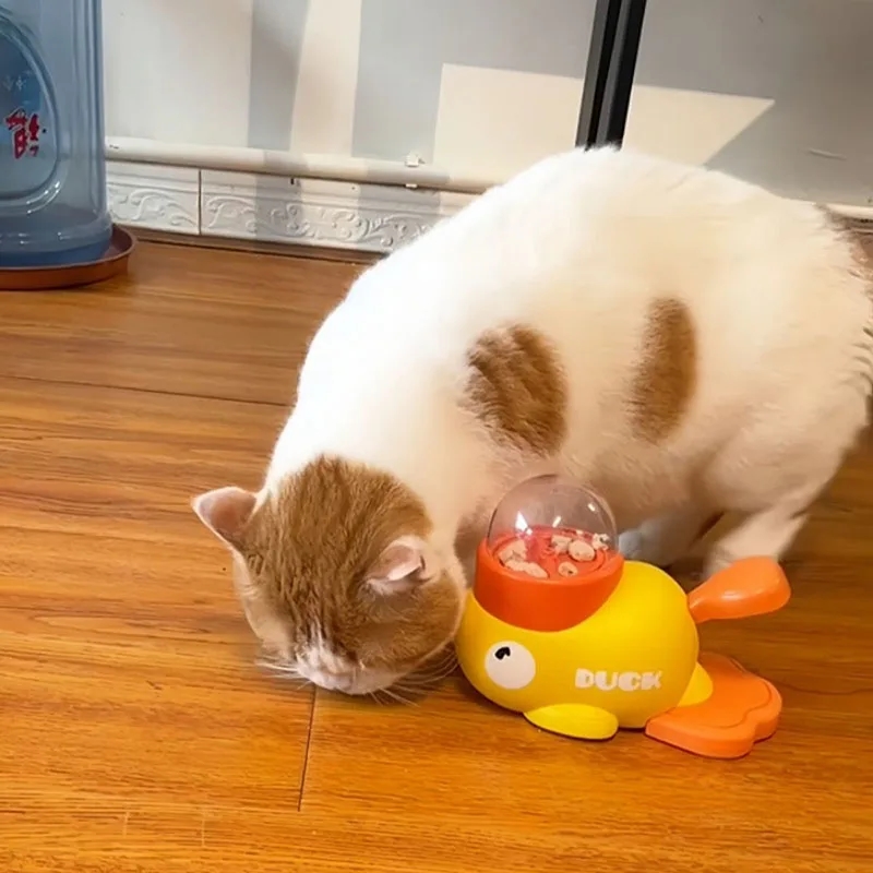 Yellow Duck-Shaped Interactive - Dog Puzzle Feeder Toy ulasan dan harga