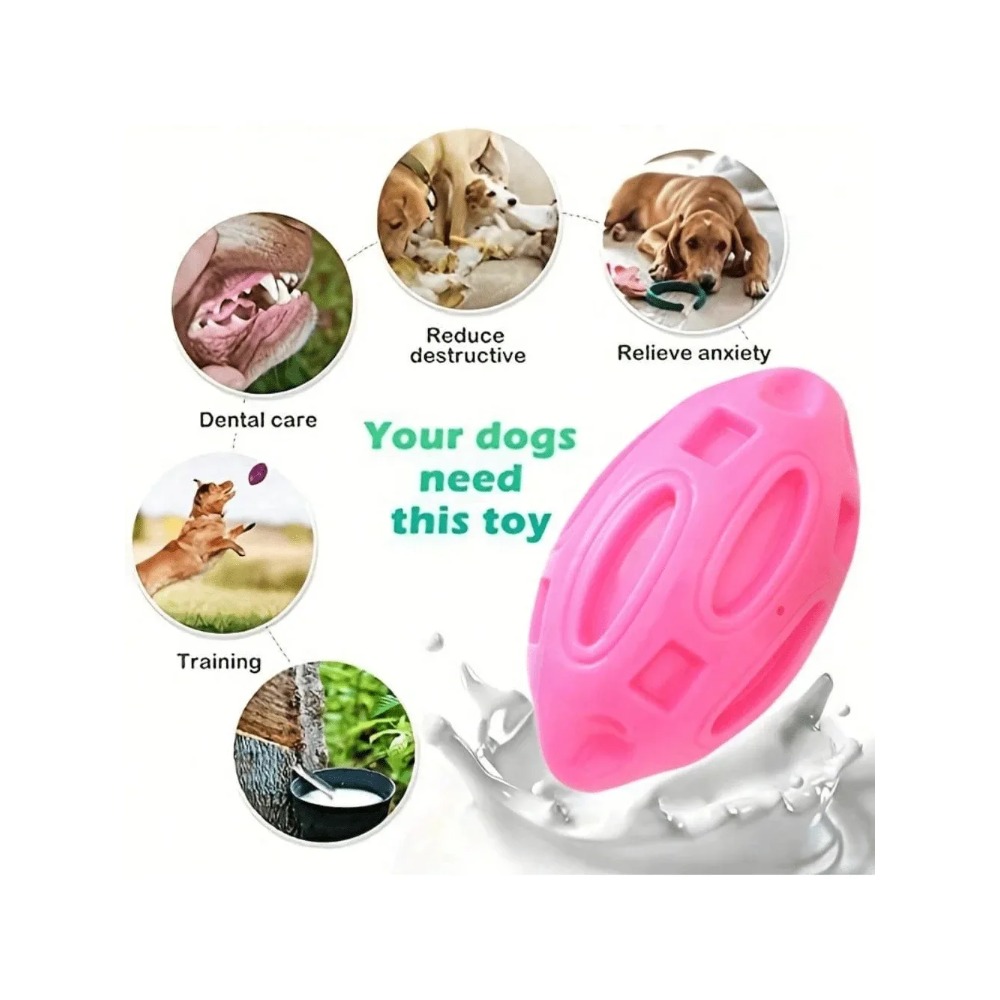 1pcs Indestructible Squeaky Ru - Interactive Squeaky Plush Dog Toy ulasan dan harga