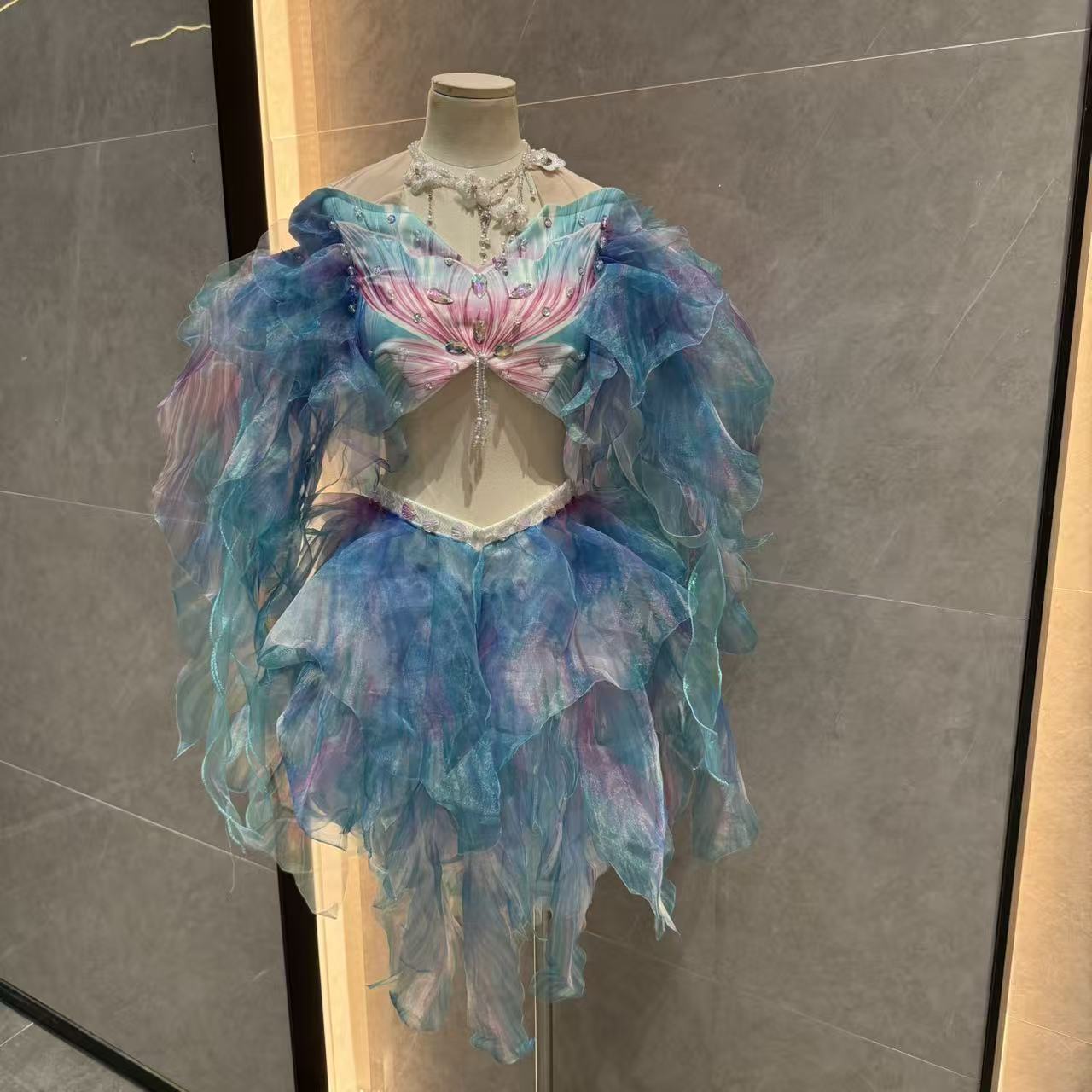 Mermaid Water Dance Skirt Prin - Aquarium ulasan dan harga