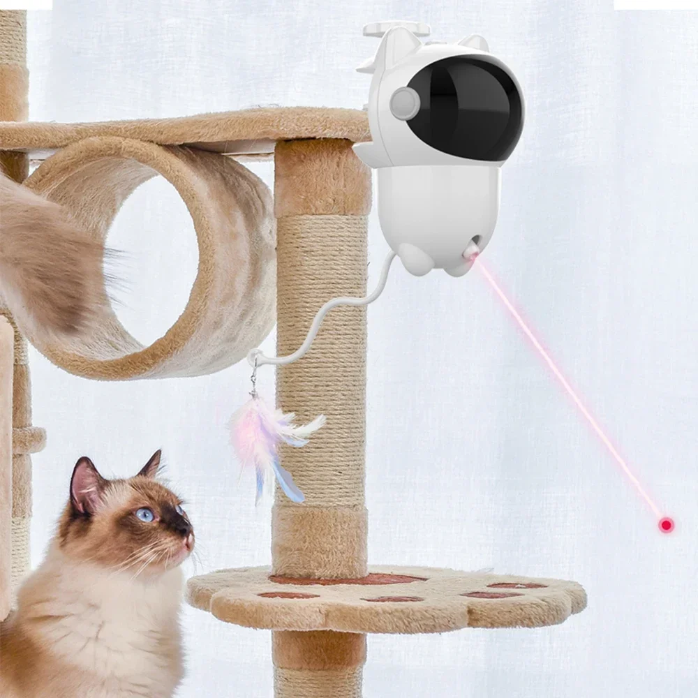 360 Interactive Cat Laser Toy  - Laser Pointer Cat Toy Automatic ulasan dan harga