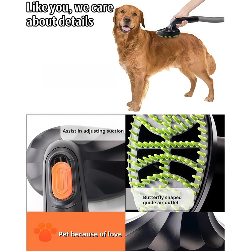 Shedding Brush Vacuum Attachme - Pet Grooming ulasan dan harga