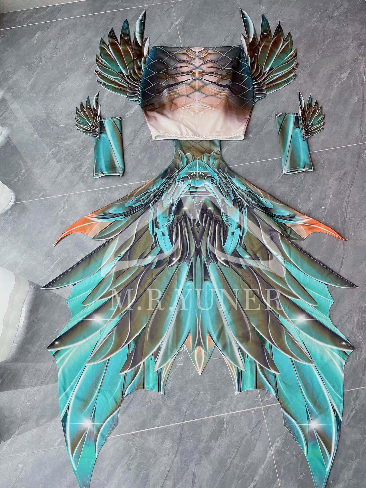 Original Mermaid Big Fish Tail - Aquarium ulasan dan harga