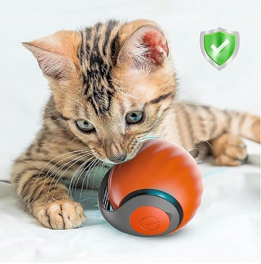 Interactive Cat Toy Ball Autom - Automatic Moving Dog Ball ulasan dan harga