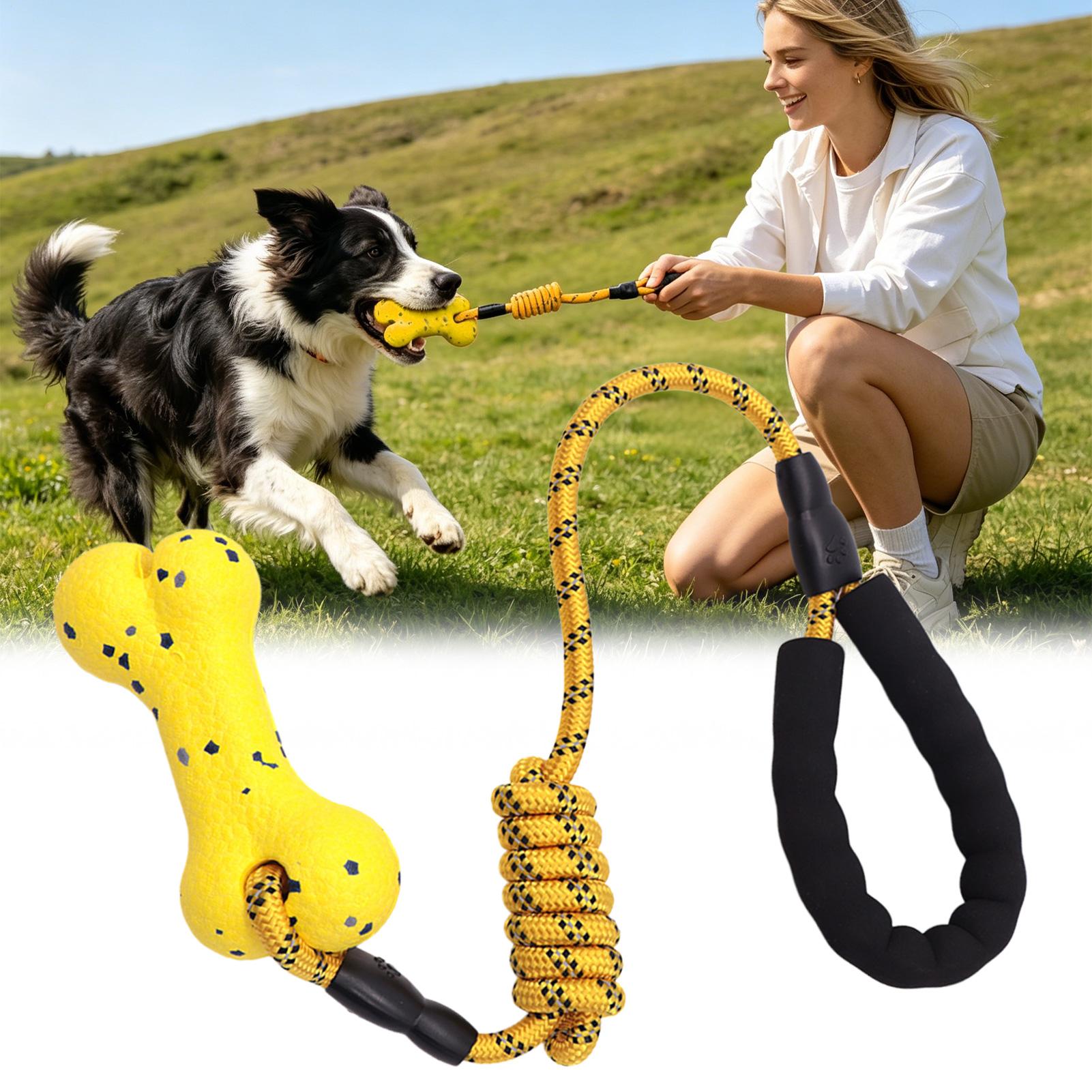 Tug Of War Dog Toy Interactive - Dog Rope Toy Aggressive Chewers ulasan dan harga