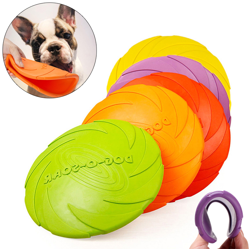 TPR Big Dog Training Toy Flyin - Flying Disc Dog Training Toy ulasan dan harga