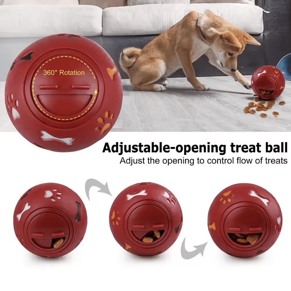 Dog Treat Ball, Slow Feeder Fo - Rubber Treat Dispensing Dog Toy ulasan dan harga